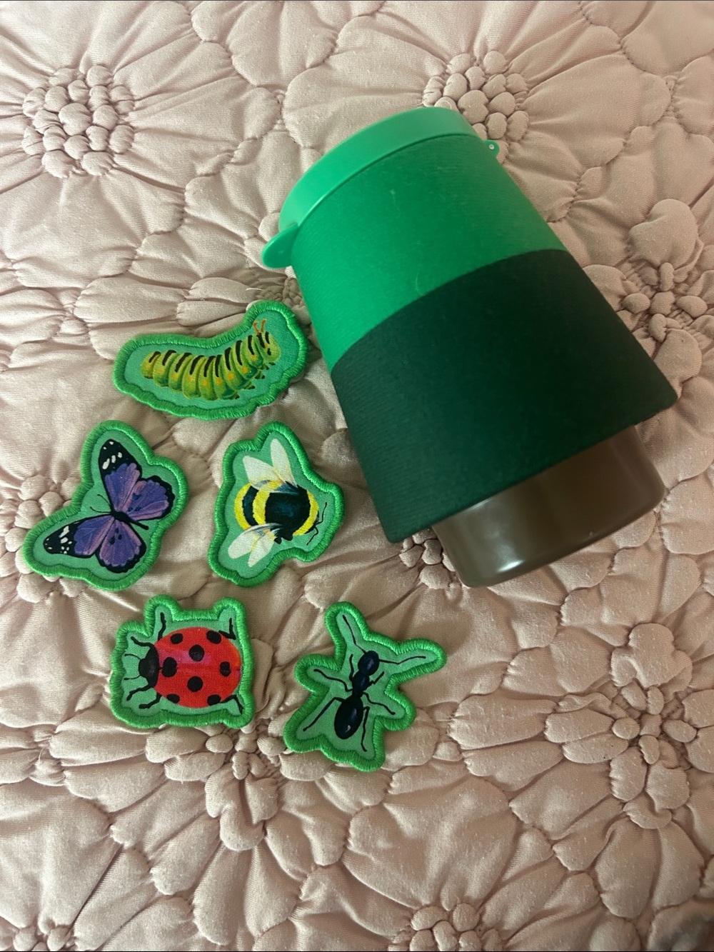 Lovevery Fuzzy Bug Shrub from the pioneer play kit